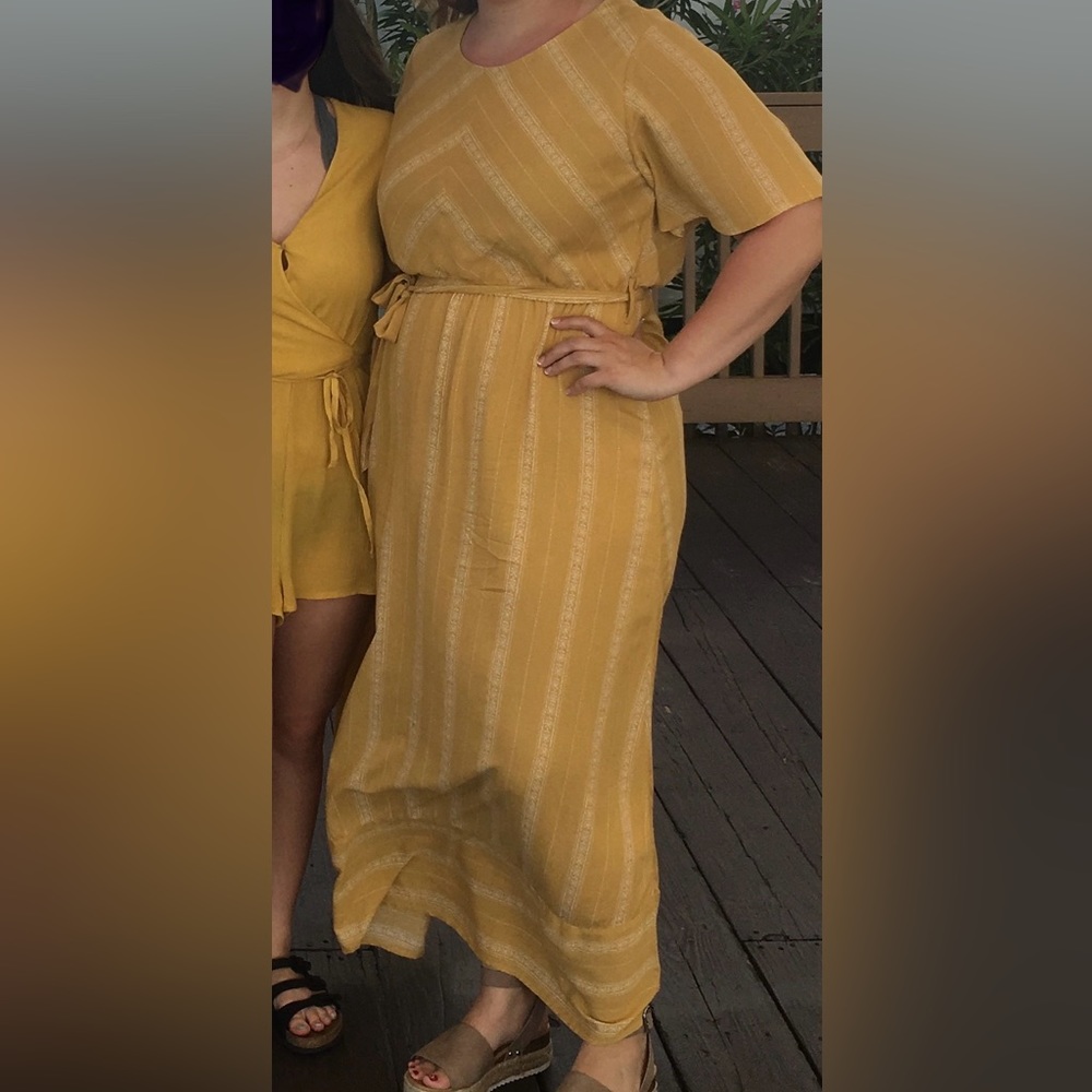 Roolee - yellow maxi dress